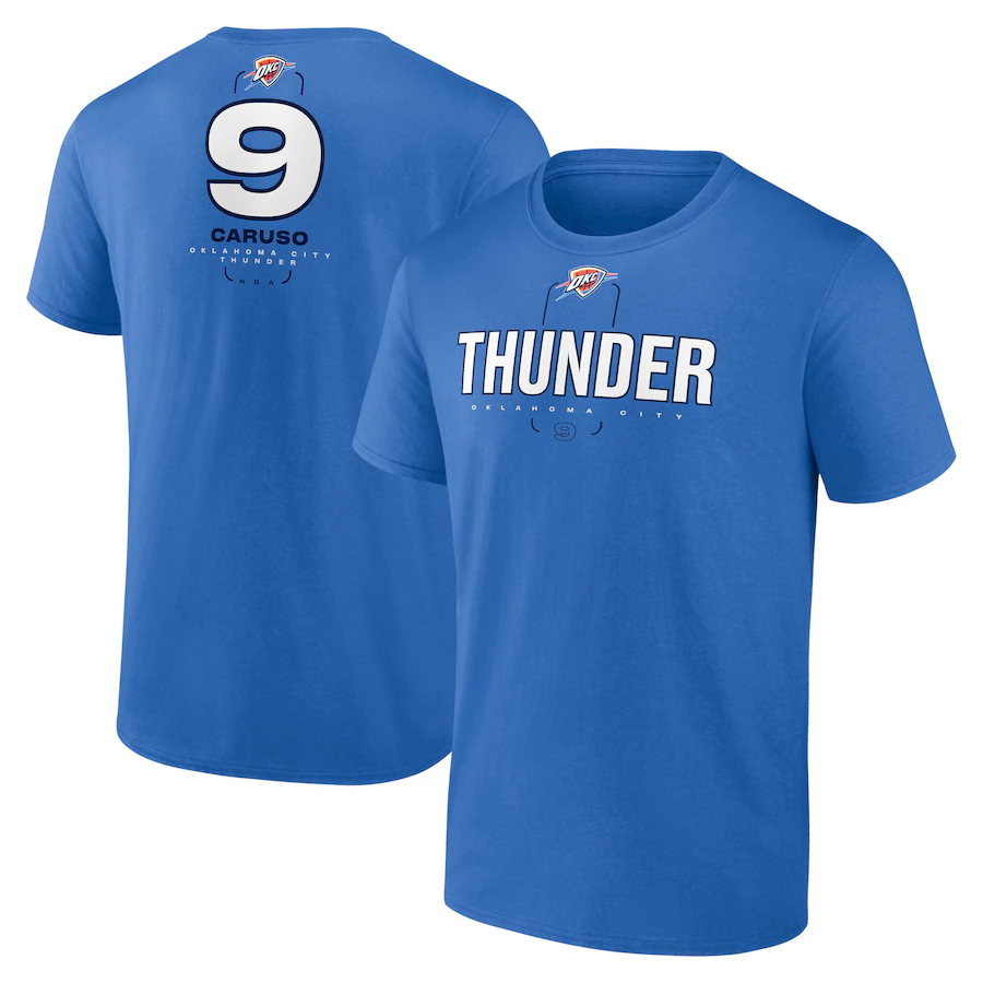 Men Oklahoma City Thunder short T Shirt 2025 style 11